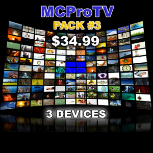 MCProTV Pack ##: 3 Devices